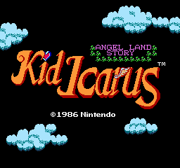 Kid Icarus Title Screen